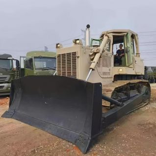 Used 32-ton PENGPU PD320Y Crawler Dozer for Site Leveling