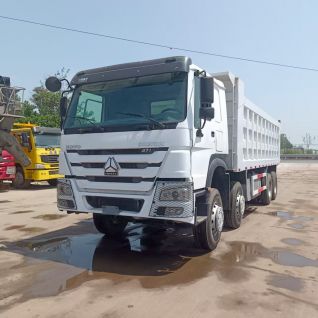 Second Hand 8X4 371HP 12 Wheel Sinotruk HOWO Dump Truck Construction Waste Transportation For Kuwait