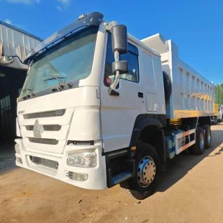 Secondhand 25-Ton HOWO 6×4 10 Tires Dumper Truck Suitable for Papua New Guinea