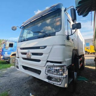Cheaper Price Used Sinotruck Howo 6x4 371HP Heavy Duty Dump Truck For Construction