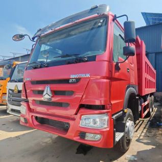 In Stock Used 20-Ton SINOTRUk HOWO 6×4 10 Wheels Tipping Truck Suitable for Peru