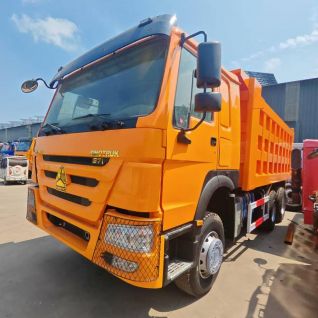 Secondhand 371 Horsepower SINOTRUK HOWO 6×4 10 Wheels Dump Truck Suitable for Libya