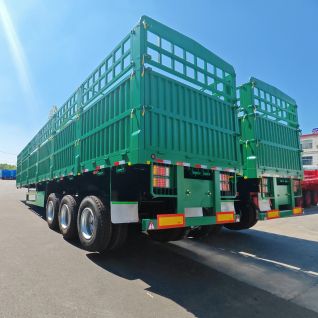 Cheaper Price 3 Axles 70 Tons Fence Semi Trailer For Agriculture Products