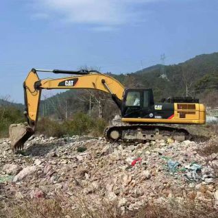 Low Fuel Consumption Used 2015 CAT 336DL Hydraulic Crawler Excavator Construction Work For Saudi Arabia