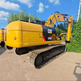 High Quality Secondhand 20-Ton CAT Crawler Excavator for Construction