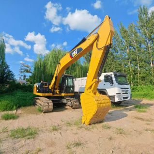 Used CAT 320D Hydraulic Crawler Excavator Construction Work For Senegal