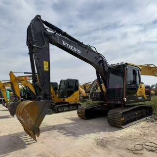 Good Condition Used 14-Ton EC140 VOLVO Crawler Excavator for Road Construction