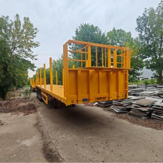 In Stock SINOTRUK 4 Axles 70 Tons Trailer For Industrial Equipment Transportation
