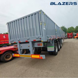 Good Condition New 3-axis 50ft Container Flatbed Semi-trailer For Mining Construction