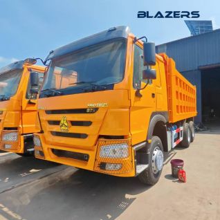 Hot Sale Used 371 Horsepower SINOTRUK HOWO 6×4 Tipping Truck Suitable for Brazil