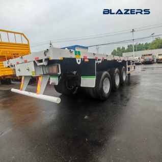 Cheaper price 3 Axles 50 Tons Flatbed Semi Trailer Suitable for Guatemala
