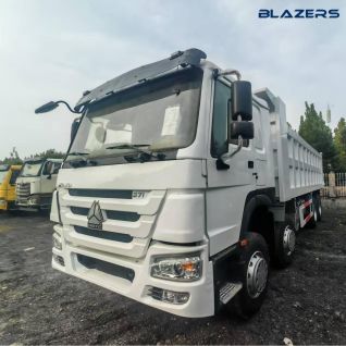 High Performance 30-40T Sinotruk Howo 371 6X4 Dump Truck Transporting Sand In Ghana