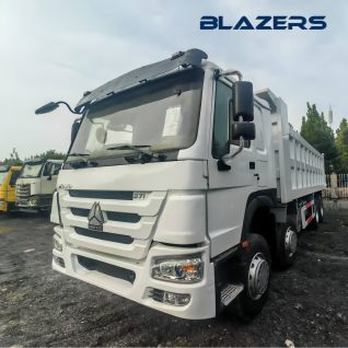 High Performance 30-40T Sinotruk Howo 371 6X4 Dump Truck Transporting Sand In Ghana