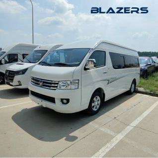 Comfortable FOTON Fengjing G9 4x2 Van Small Bus for Employee Shuttle in Ghana