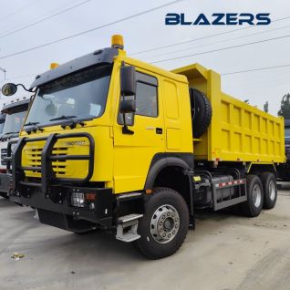 Brand new 400HP HOWO 6x4 Dump Truck With Bumper For Transport