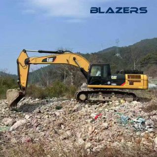 Low Fuel Consumption Used 2015 CAT 336DL Hydraulic Crawler Excavator Construction Work For Saudi Arabia