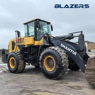 Durable 2019 Second Hand Shantui Front Loader L58K-B5 Site Leveling For Zambia