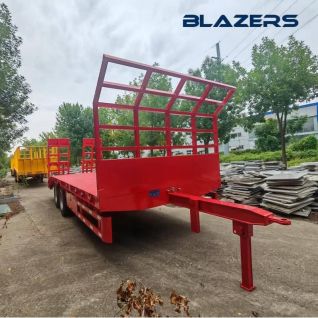 High performance 2 Axles 30 Tons Semi Trailer Suitable For Saudi Arabia