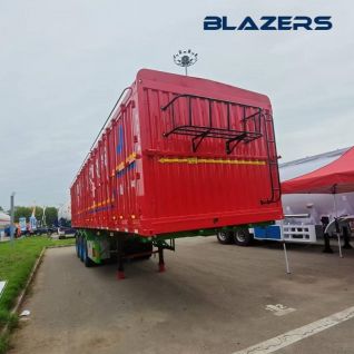 Cheaper price 3 Axles 50 Tons Flatbed Semi Trailer Bulk Goods Transportation For Guyana