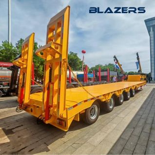 Most Popular 5-Axles Semi-Trailer Is Used For Transporting Timber