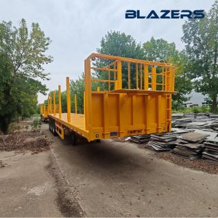 In Stock SINOTRUK 4 Axles 70 Tons Trailer For Industrial Equipment Transportation