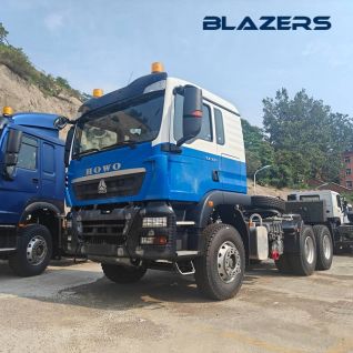 Second Hand SINOTRUK HOWO TX 10 Wheels Tractor Truck For Equipment Transportation
