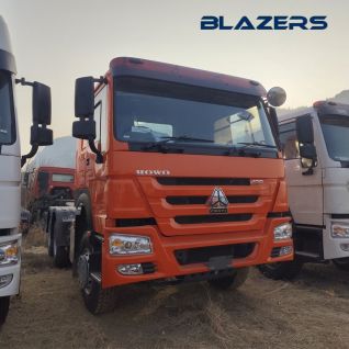 Durable HOWO 400HP Trailer Truck For Senegal