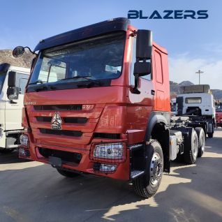 Popular 30Ton Diesel HOWO 6X4 Tractor Truck  For Senegal