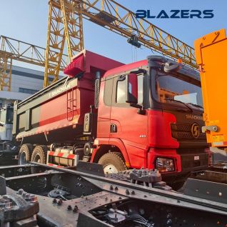 In Stock 420HP SHACMAN X3000 Tip Trailer For  Libya