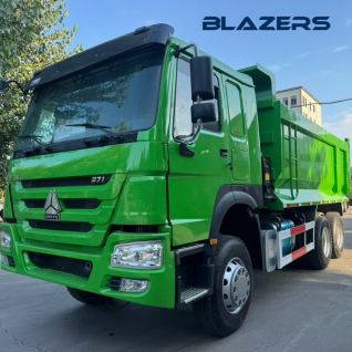New U-Shaped Cargo Box HOWO 10 Wheels 371HP Dump Truck For Sale