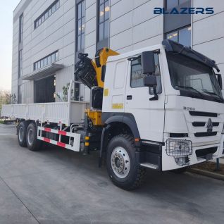 Hot Sale 16 Tons HOWO 6x4 Truck Crane for Senegal